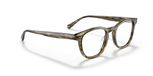 Oliver Peoples Kisho con montatura Bark verde oliva tenue - L'immagine 3