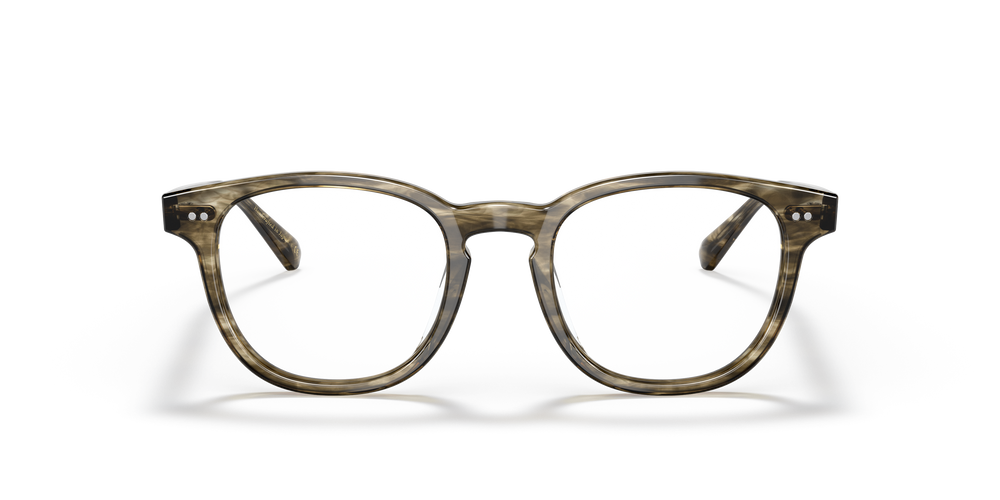 Oliver Peoples Kisho con montatura Bark verde oliva tenue - L'immagine 2