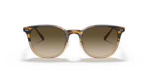 Sie Oliver Peoples Gerardo mit Canarywood Gradient/Antique Gold Gestell und Braun Gläsern - bild 2