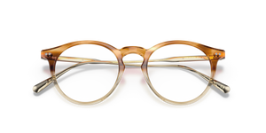 Oliver Peoples Eduardo con montatura Honey VSB/Brushed Gold e lenti  Verde - immagine 6