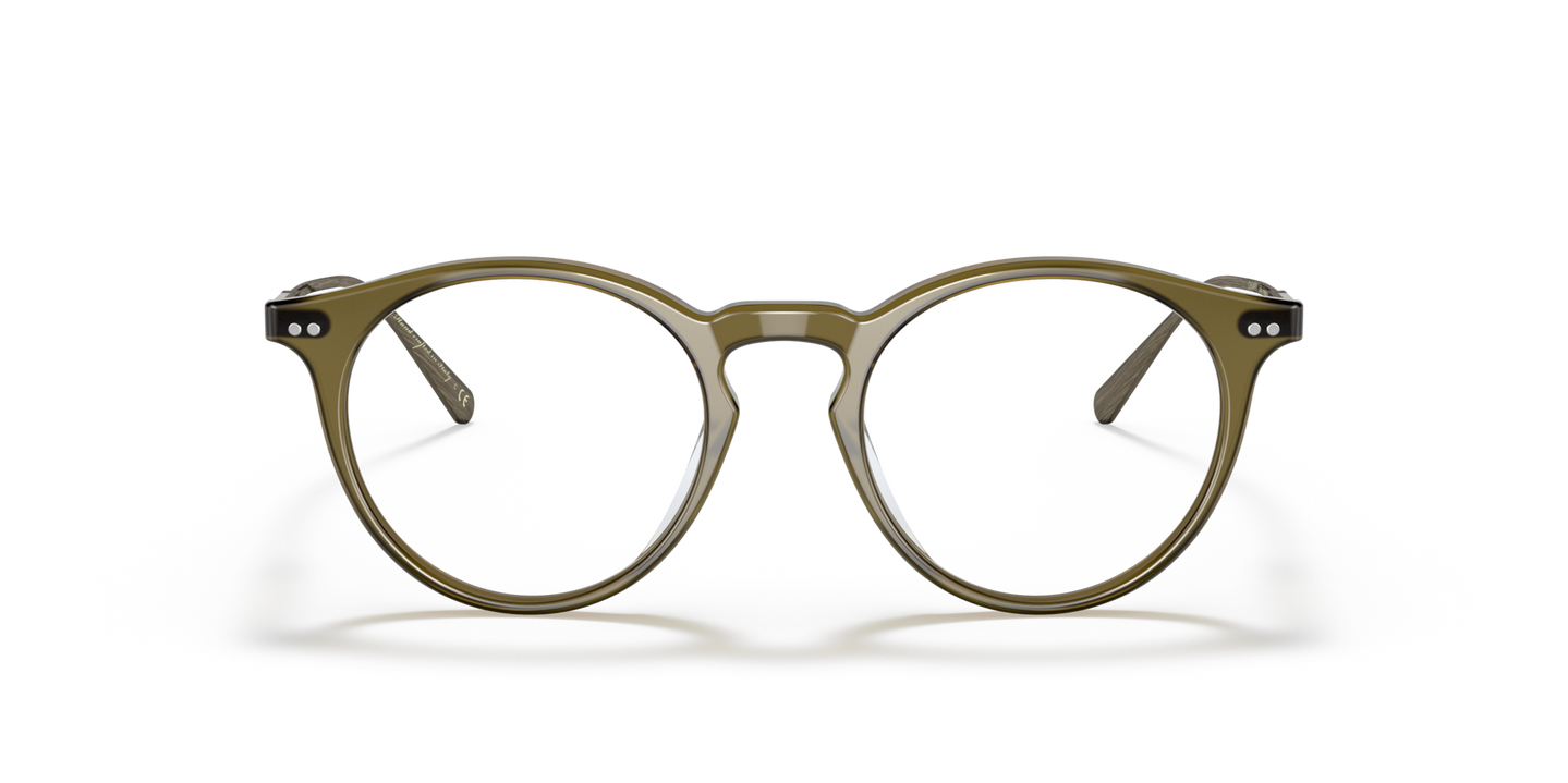 Oliver Peoples Eduardo-R with Dusty Olive/Antique Gold frame - Image Lenses