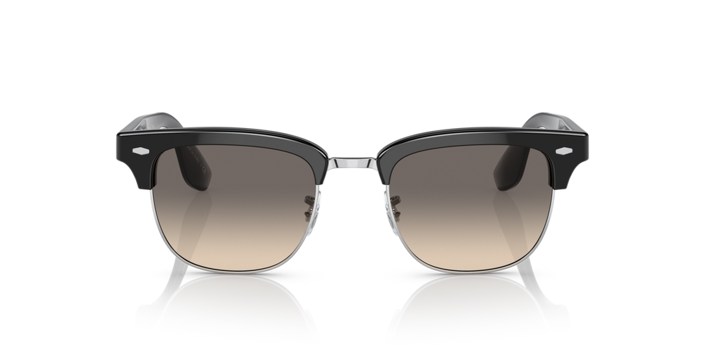 Oliver Peoples Capannelle avec une monture Noir/ Argent et des verres Gris - image 2