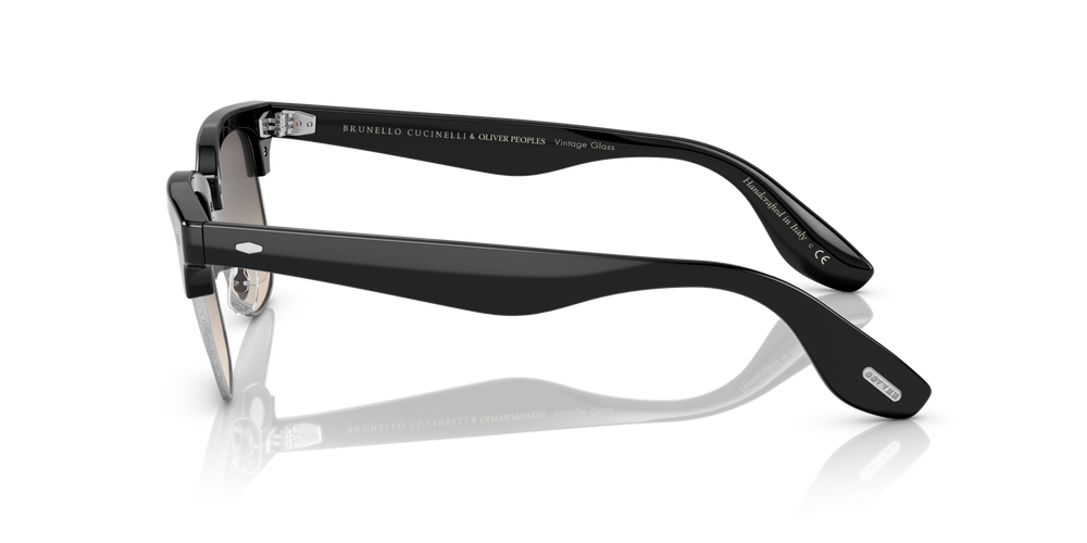 Oliver Peoples Capannelle avec une monture Noir/ Argent et des verres Gris - image 4