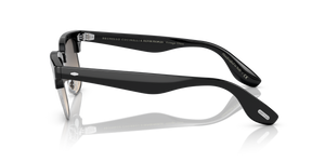 Oliver Peoples Capannelle avec une monture Noir/ Argent et des verres Gris - image 4