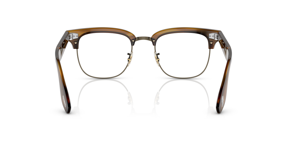 Oliver Peoples Capannelle with Raintree/Antique Gold frame and Clear lenses - Image 5