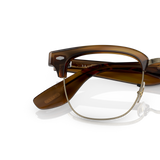 Sie Oliver Peoples Capannelle mit Raintree/Antikgold Gestell und Klar Gläsern - Variant