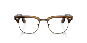 Oliver Peoples Capannelle with Raintree/Antique Gold frame and Clear lenses - Image 2