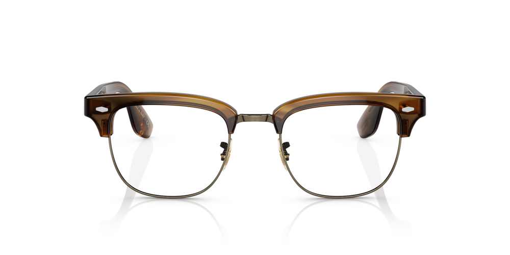 Sie Oliver Peoples Capannelle mit Raintree/Antikgold Gestell und Klar Gläsern - bild 2