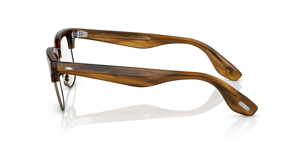 Oliver Peoples Capannelle with Raintree/Antique Gold frame and Clear lenses - Image 4