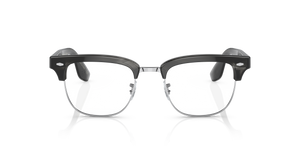 Oliver Peoples Capannelle with Charcoal Tortoise/Brushed Silver frame and Clear lenses - Image 2