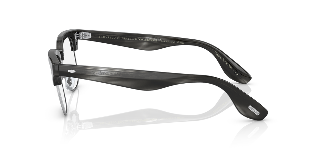 Oliver Peoples Capannelle with Charcoal Tortoise/Brushed Silver frame and Clear lenses - Image 4