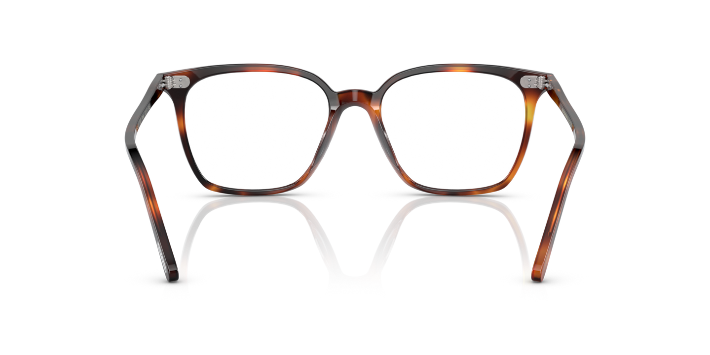 Oliver Peoples Rasey mit Mahagoni dunkel Gestell - Bild Stegplättchen