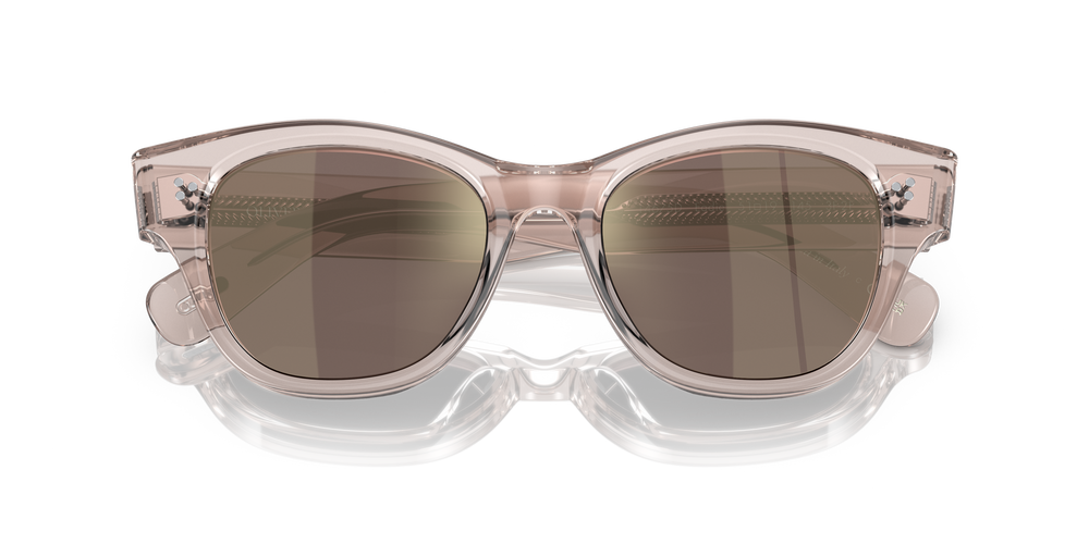 Sie Oliver Peoples Eadie mit Dune Gestell und Braun Gläsern - Bild 7