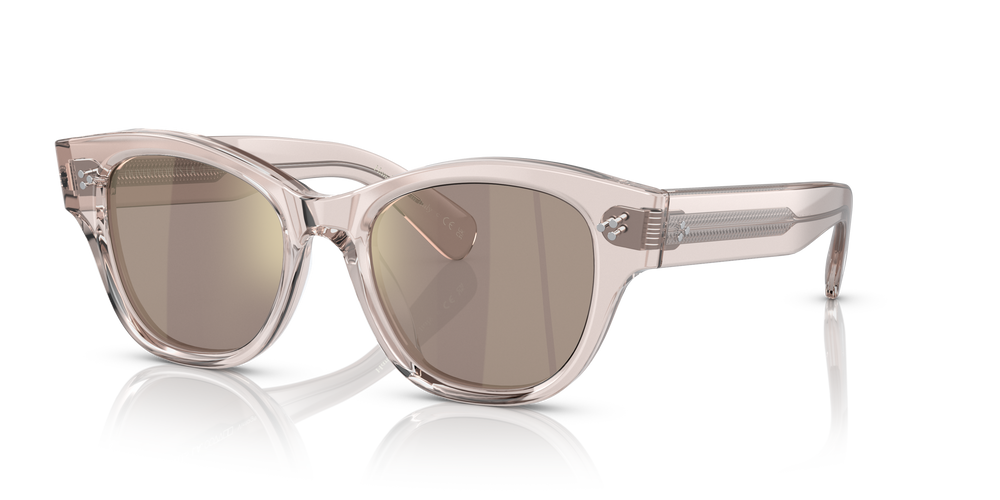 Oliver Peoples Eadie avec une monture Dune et des verres Brun - L'image 3