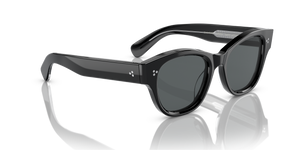 Oliver Peoples Eadie avec une monture Noir et des verres Gris - L'image 3