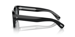 Oliver Peoples Eadie avec une monture Noir et des verres Gris - L'image 4