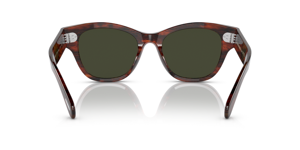 Oliver Peoples Eadie avec une monture Écaille de tortue Rouge Vintage et des verres Vert - image 5