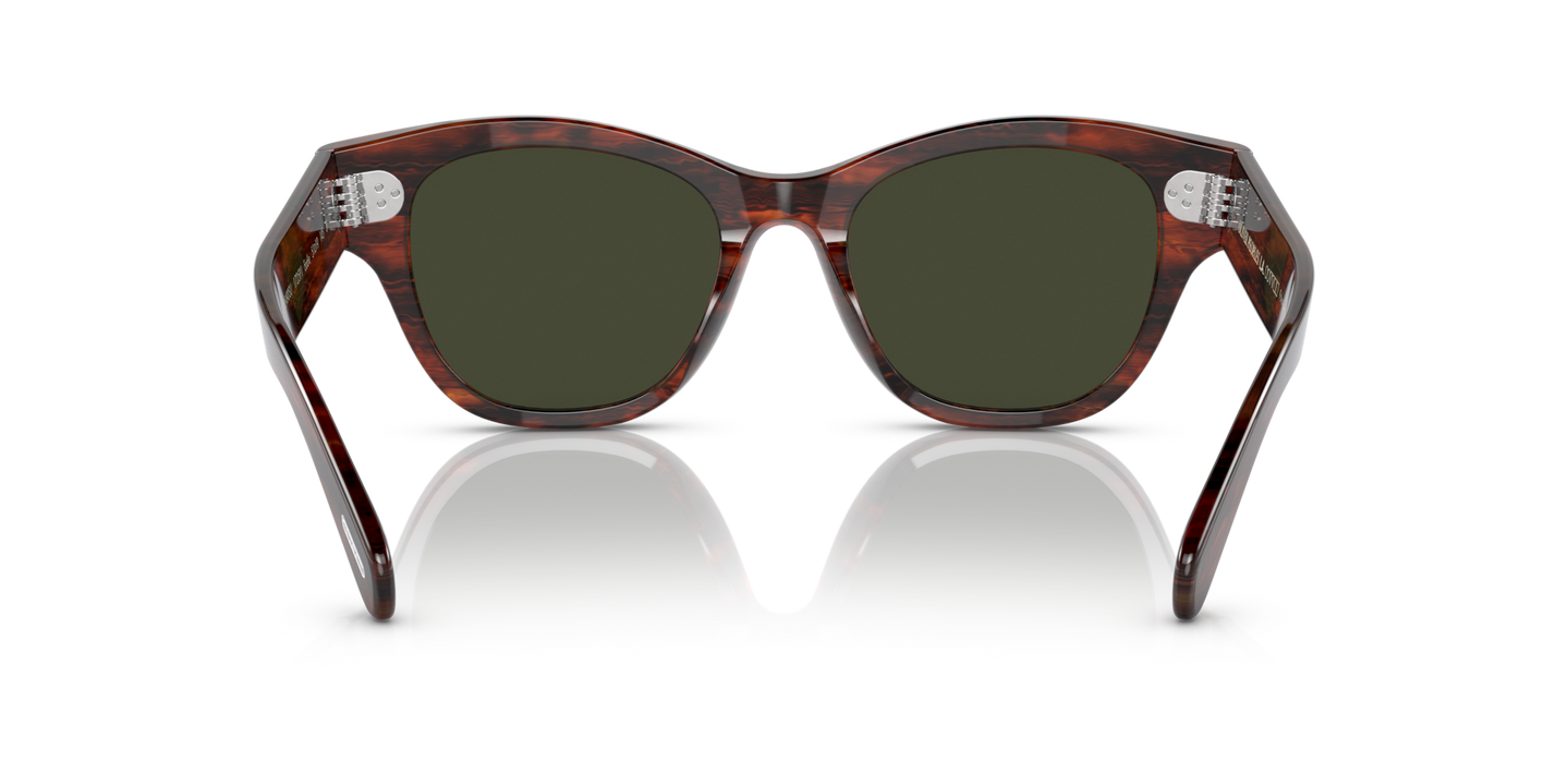 Oliver Peoples Eadie con montatura Rosso tartarugato vintage e lenti  Verde - Immagine Naselli
