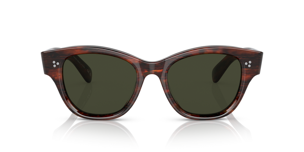 Oliver Peoples Eadie con montatura Rosso tartarugato vintage e lenti  Verde - immagine 2