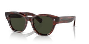 Oliver Peoples Eadie con montatura Rosso tartarugato vintage e lenti  Verde - immagine 1