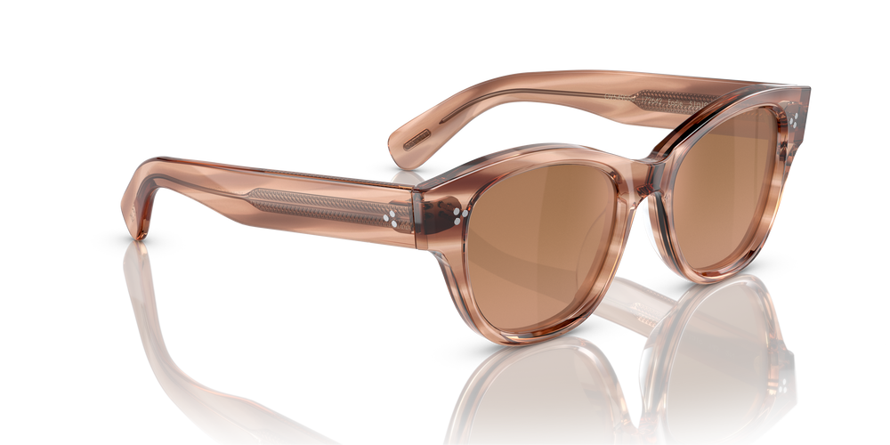 Oliver Peoples Eadie with Washed Sunstone frame and Pink lenses - Image 3