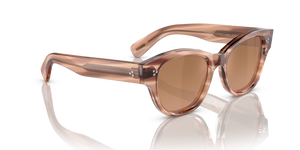 Oliver Peoples Eadie with Washed Sunstone frame and Pink lenses - Image 3