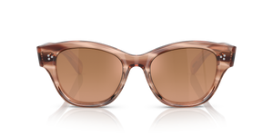 Oliver Peoples Eadie with Washed Sunstone frame and Pink lenses - Image 2