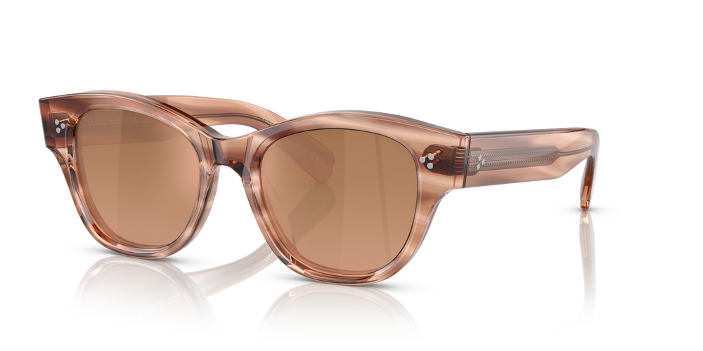 Oliver Peoples Eadie avec une monture Sunstone Délavé et des verres Rose - L'image 2