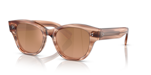 Oliver Peoples Eadie with Washed Sunstone frame and Pink lenses - Image 1