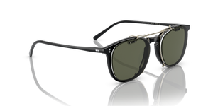 Oliver Peoples Finley 1993 Clip with Gold frame and Green lenses - image 4