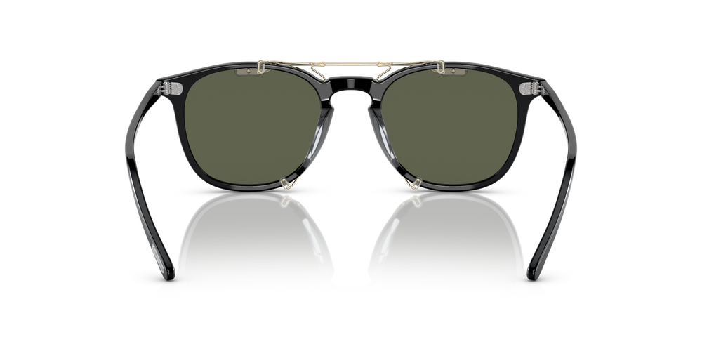 Oliver Peoples Finley 1993 Clip with Gold frame and Green lenses - image 6