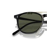 Oliver Peoples Finley 1993 Clip with Gold frame and Green lenses - Variant
