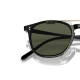 Oliver Peoples Finley 1993 Clip、ゴールドフレーム、グリーンレンズ - Variant