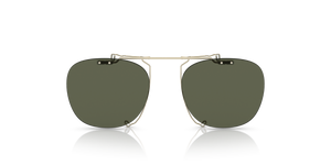 Oliver Peoples Finley 1993 Clip with Gold frame and Green lenses - image 1