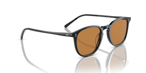 Oliver Peoples Finley 1993 Sun avec une monture Noir et des verres Brun - image 3