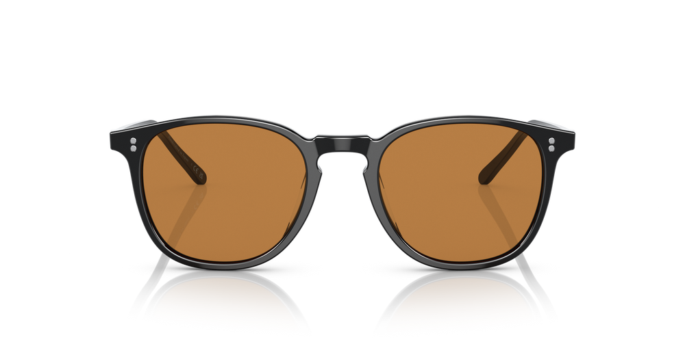 Oliver Peoples Finley 1993 Sun avec une monture Noir et des verres Brun - image 2