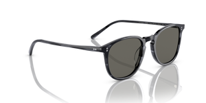 Oliver Peoples Finley 1993 Sun con montura Azul y lentes Gris - El 3
