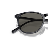 Sie Oliver Peoples Finley 1993 Sun mit Blau Gestell und Grau Gläsern - Variant