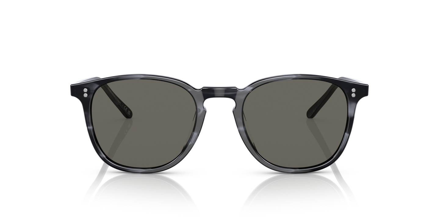 Oliver Peoples Finley 1993 Sun with Blue frame and Grey lenses - Image Lenses