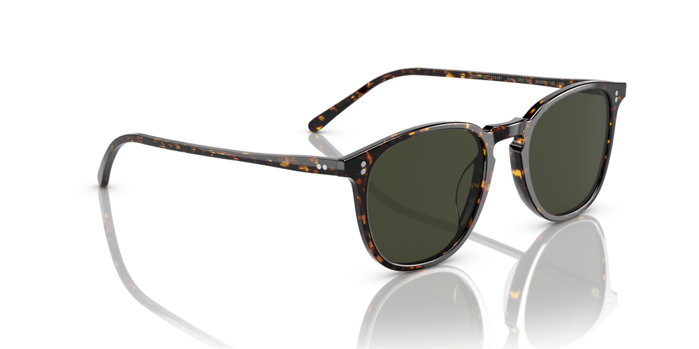 Oliver Peoples Finley 1993 Sun with Atago Tortoise frame and Green lenses - image 3