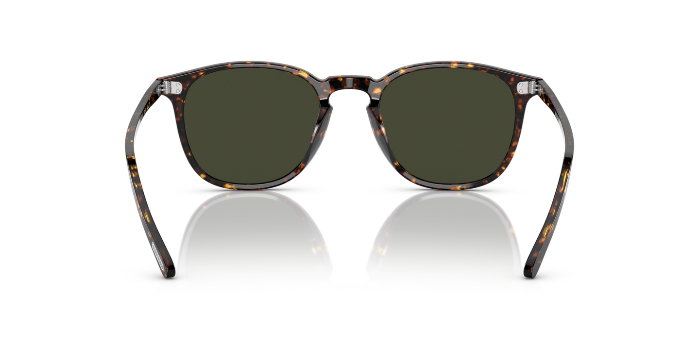 Oliver Peoples Finley 1993 Sun with Atago Tortoise frame and Green lenses - Image Nosepads