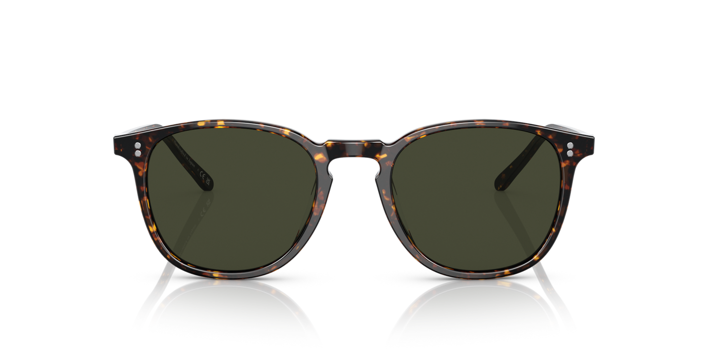 Oliver Peoples Finley 1993 Sun with Atago Tortoise frame and Green lenses - Image Lenses