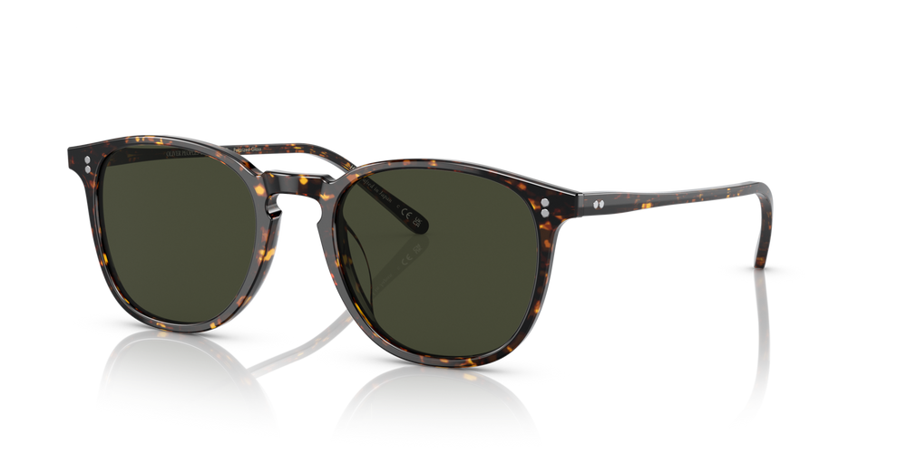 Sie Oliver Peoples Finley 1993 Sun mit Atago Tortoise Gestell und Grün Gläsern - bild 6