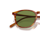 Oliver Peoples Finley 1993 Sun with Sugi Tortoise frame and Green lenses - Variant
