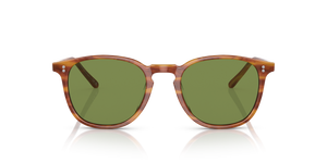Oliver Peoples Finley 1993 Sun avec une monture Sugi Tortoise et des verres Vert - image 2