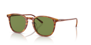 Oliver Peoples Finley 1993 Sun with Sugi Tortoise frame and Green lenses - Image 1