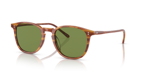 Oliver Peoples Finley 1993 Sun with Sugi Tortoise frame and Green lenses - image 1