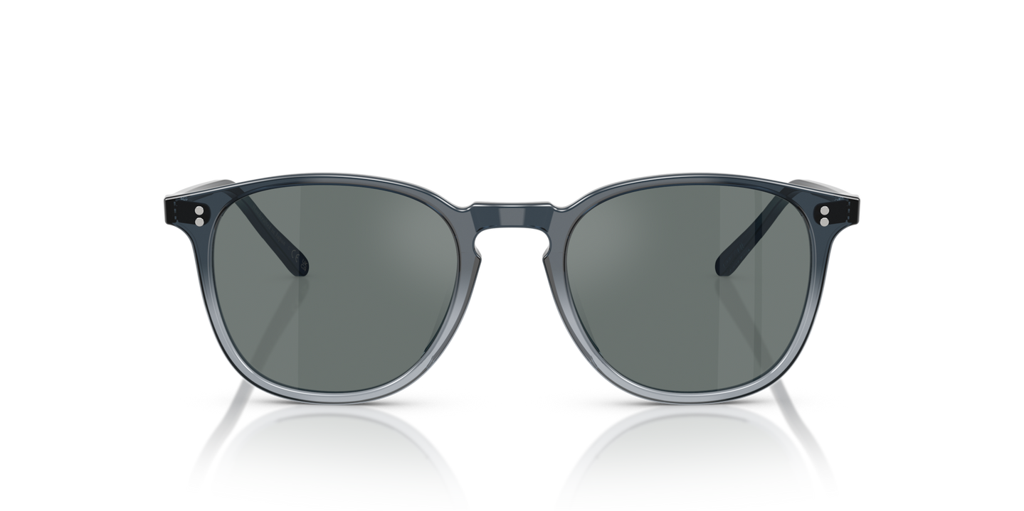Oliver Peoples Finley 1993 Sun with Twilight Gradient frame and Blue lenses - Image Lenses