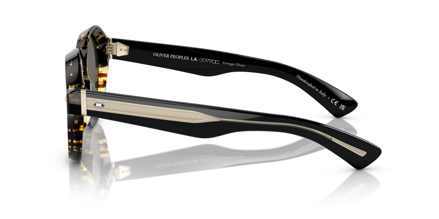 Oliver Peoples Cassavet with Black/DTBK Gradient frame and Grey lenses - Image Filigree
