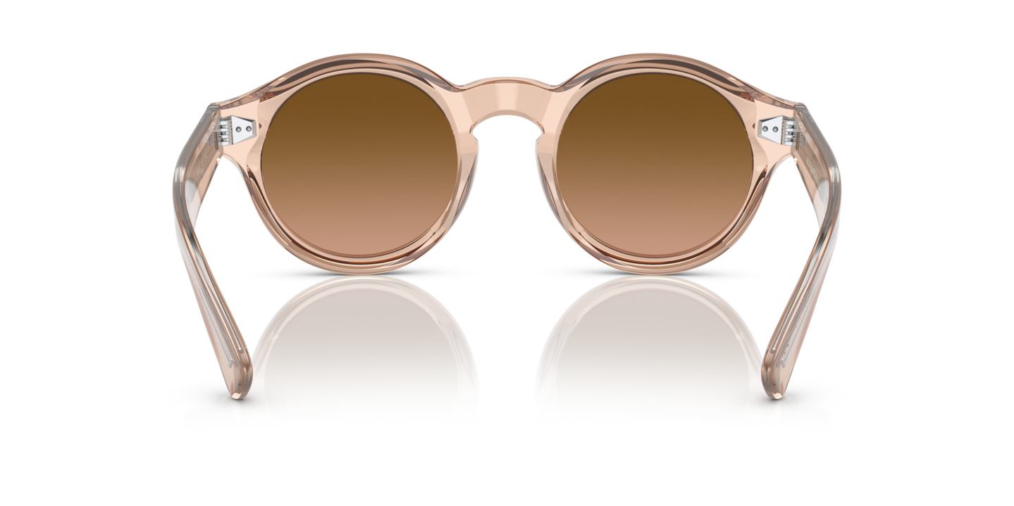 Oliver Peoples Cassavet with Blush frame and Pink lenses - Image Nosepads